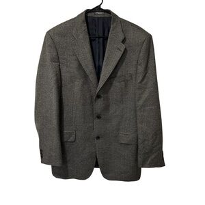 Elegant Charcoal Men's Blazer Portfolio Studio Size 42R
100% lambswool